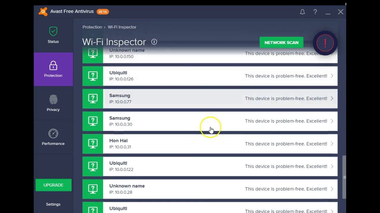 how to set avast to auto scan